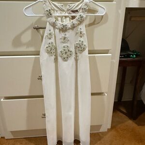 Forever 21 Ivory Embellished Dress